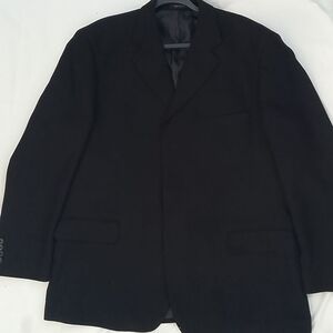 Roberto Villini Blk Single Breasted Suit Jacket Business Dinner Casual Size 40R